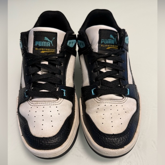 Puma Kids Boys Slipstream Jr 'Block Party’ Sneakers Skater Shoes Size 4.5 - Picture 6 of 10